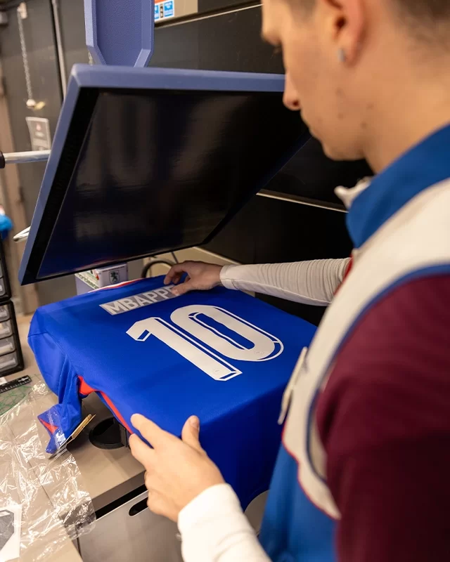 intersport Sisteron flocage maillot